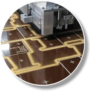 Phenolic counters and steel plates